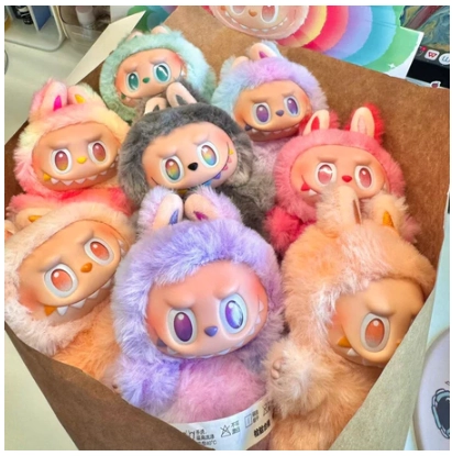 Nova Coleção Labubu V1  - Boneca de Pelúcia Sorriso, Ideal como Presente - 6