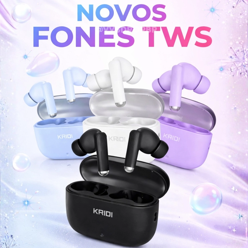 Fone de Ouvido Sem Fio Bluetooth Kaidi 763 Original Para Sua Academia Corrida TWS 5.1 gamer - imagem 3