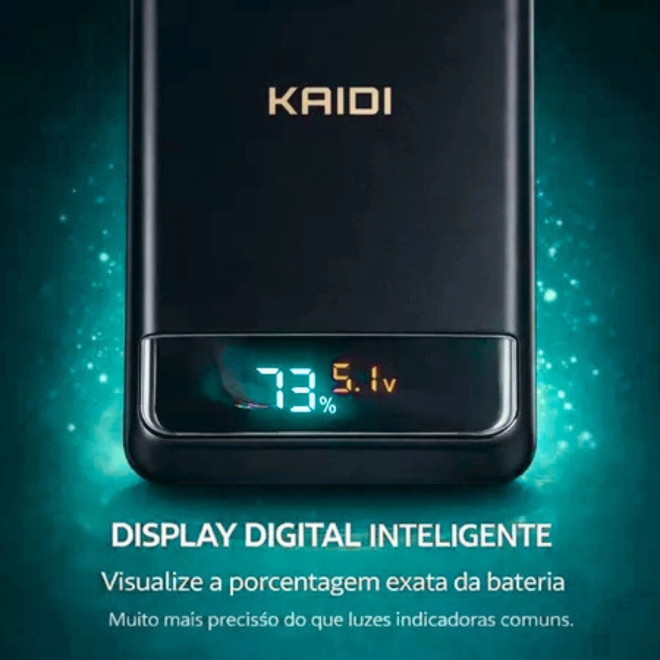 Power Bank Indução Magnético 10000mAh/ Magsafe Kaidi KD-998 - 4