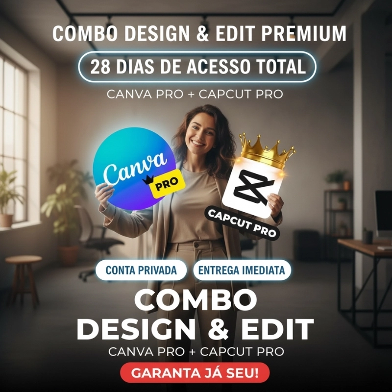 Pacote Creator: Canva Pro + CapCut Pro | Conta Privada (28 Dias) - imagem 2