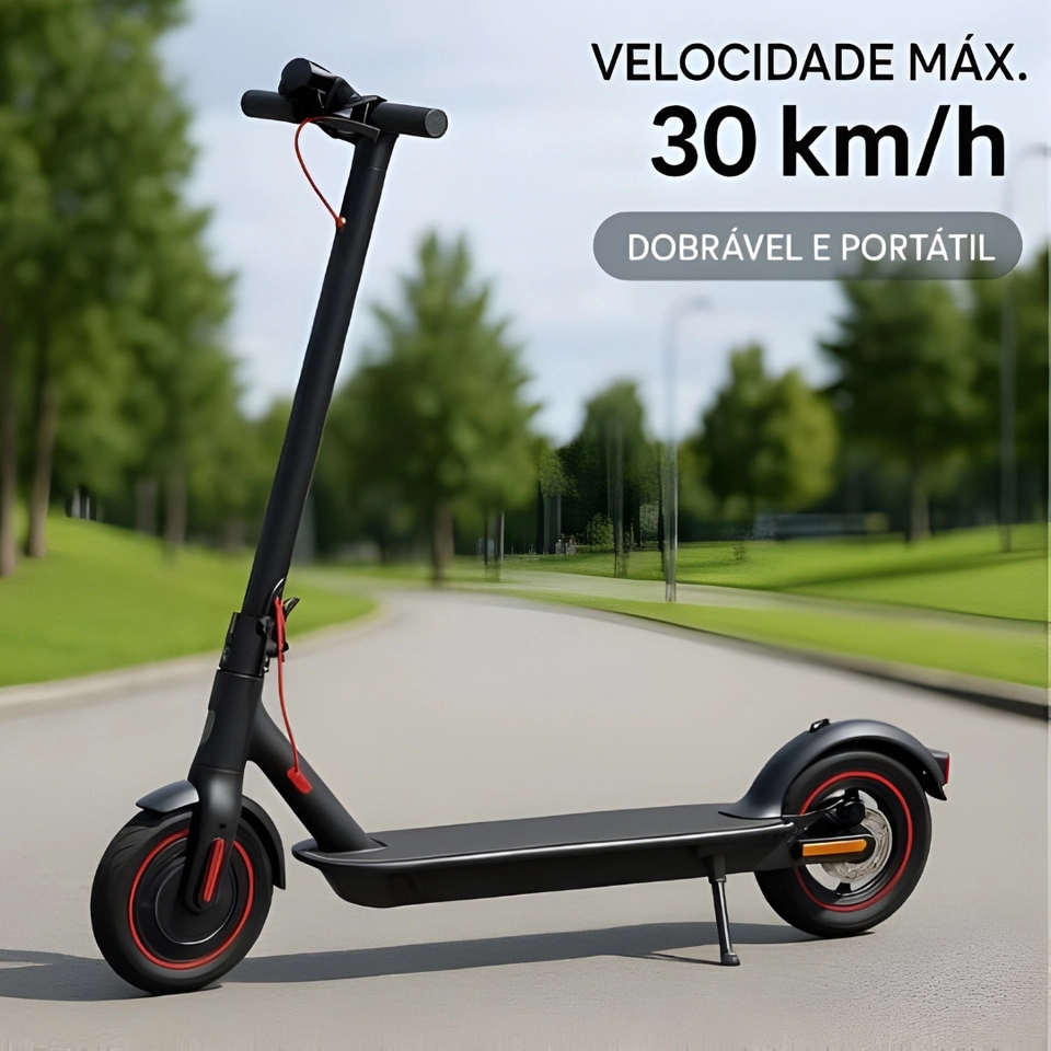 Patinete Elétrico Dobrável Para Adultos 250W Bivolt 42V - 5