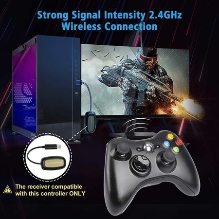 Controle Xbox 360 Sem Fio Wirelles Joystick Para Computador Ps3 e Android - 4