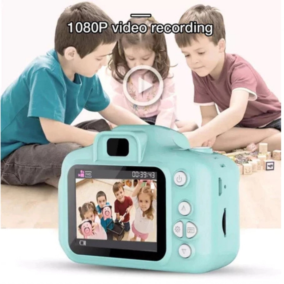 Mini Câmera Digital De 2 Polegadas Com Tela HD Recarregável Para Crianças , Brinquedos Fotográficos Fofos - 6