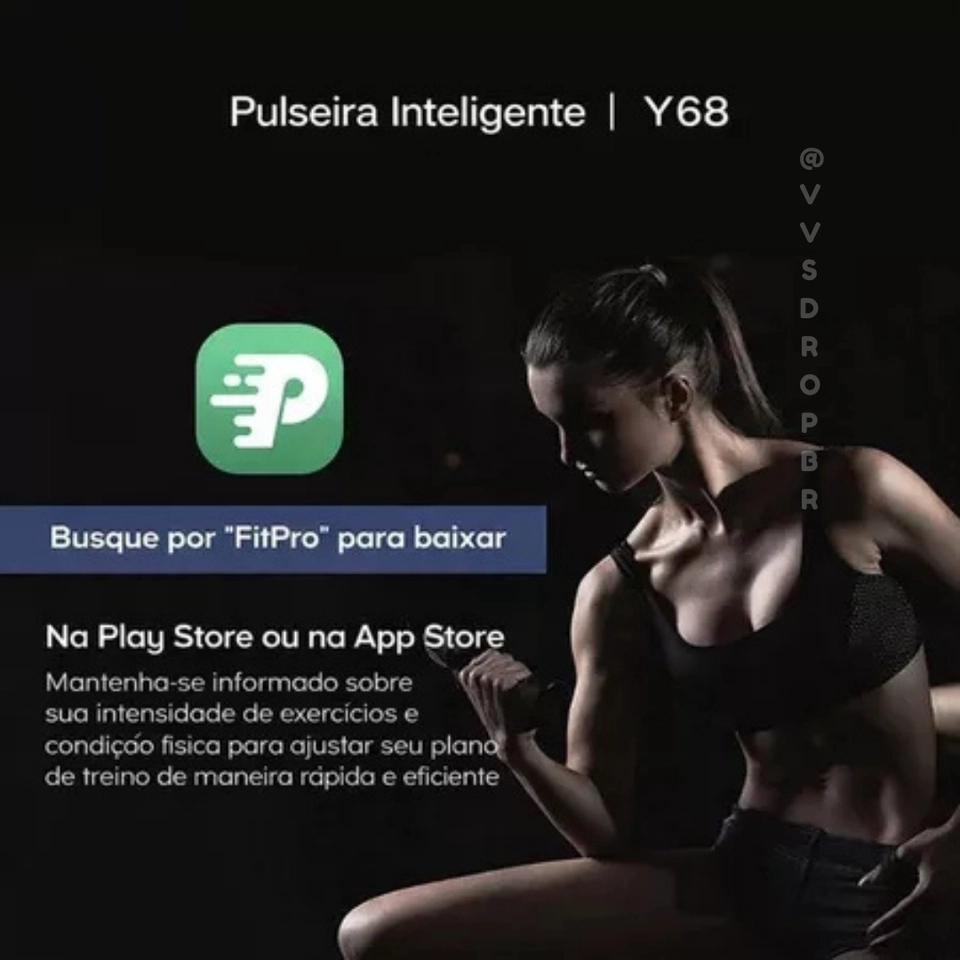 Kit 2 Relógio Smartwatch Android Ios Inteligente D20 Y68 Bluetooth coloca foto - 6