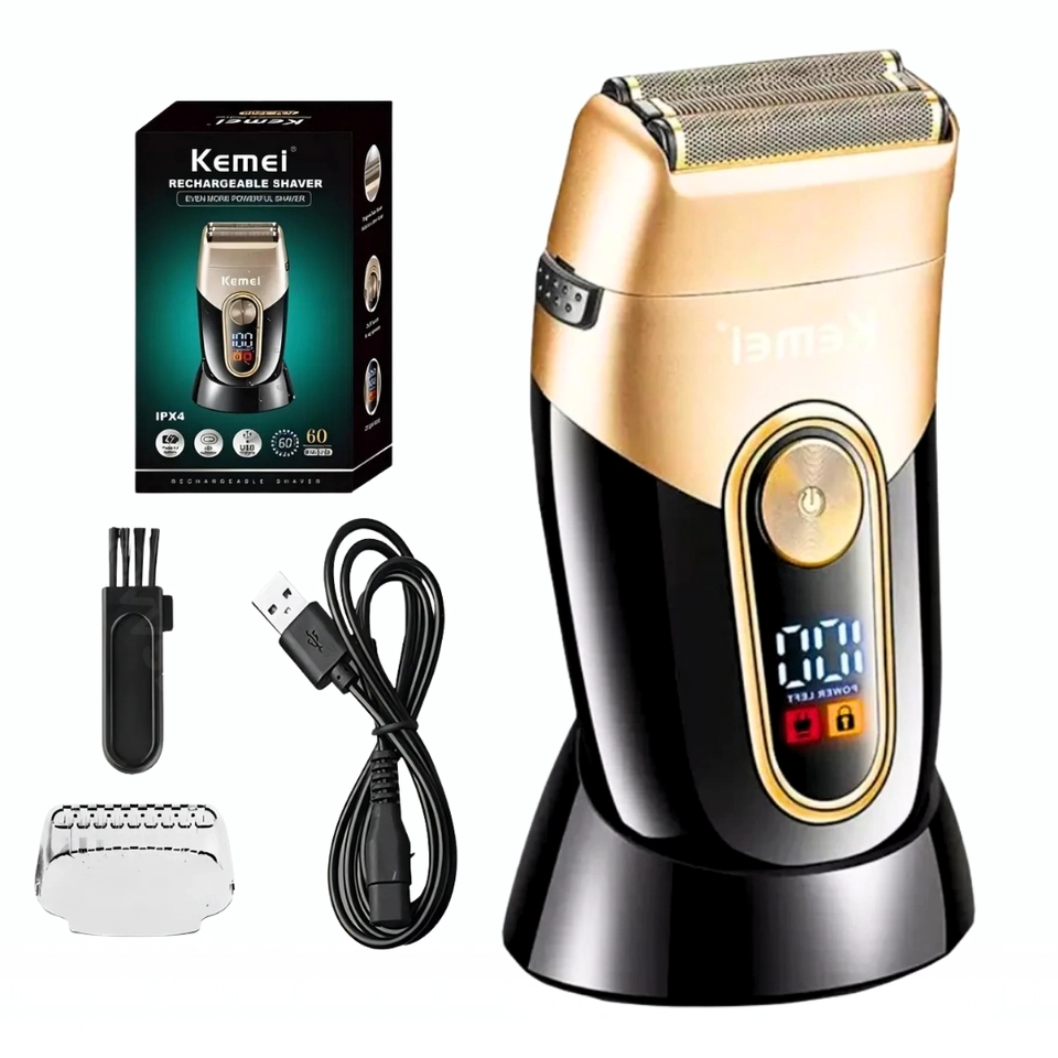 Maquina de barbear Shaver kemei km 3209 - imagem 5