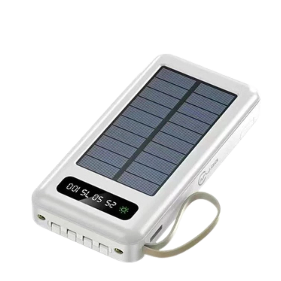 Power Bank Solar Original IT-BLUE 10000mAh com Lanterna LED Cabos Tipo C iOS e Micro USB - imagem 3