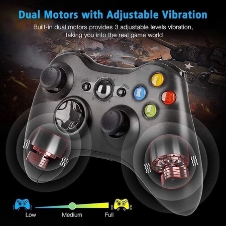 Controle Xbox 360 Sem Fio Wirelles Joystick Para Computador Ps3 e Android - 5