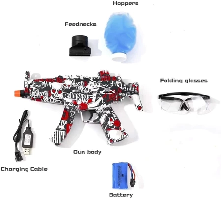 Arma Elétrica Lança Bolinhas De Gel Com Bolinhas blaster Arminha de Gel - 5