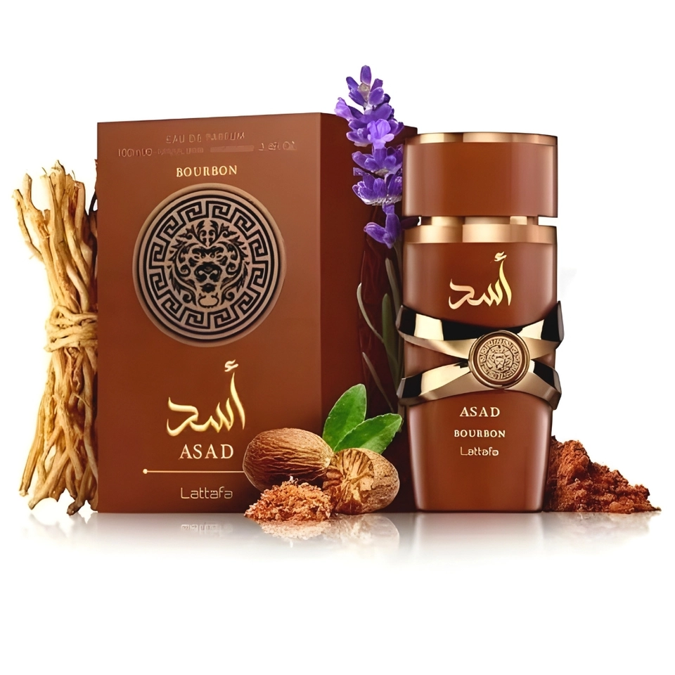 Perfume Asad Bourbon Lattafa 100ml Original Alta Fixação - imagem 1