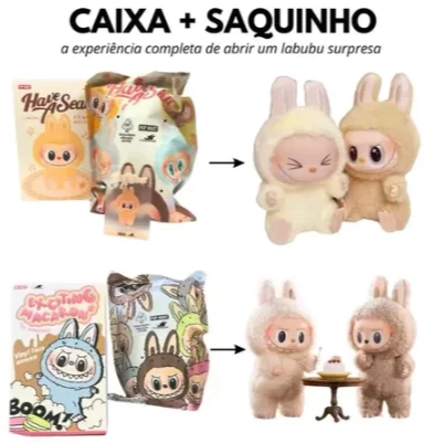 Nova Coleção Labubu V2  - Boneca de Pelúcia Sorriso, Ideal como Presente - 4
