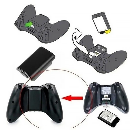 Controle Xbox 360 Sem Fio Wirelles Joystick Para Computador Ps3 e Android - 3