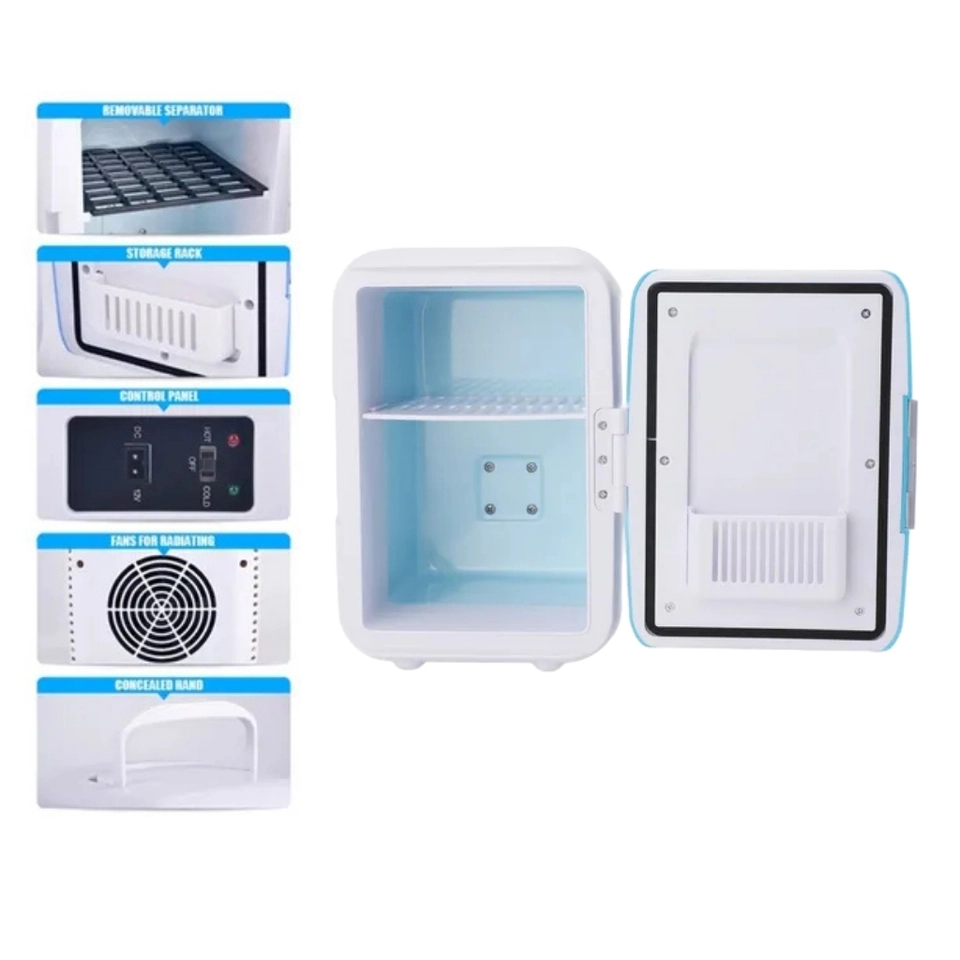 Mini Geladeira Frigobar 2em1 Refrigerador E Aquecedor 12v 4l - 4