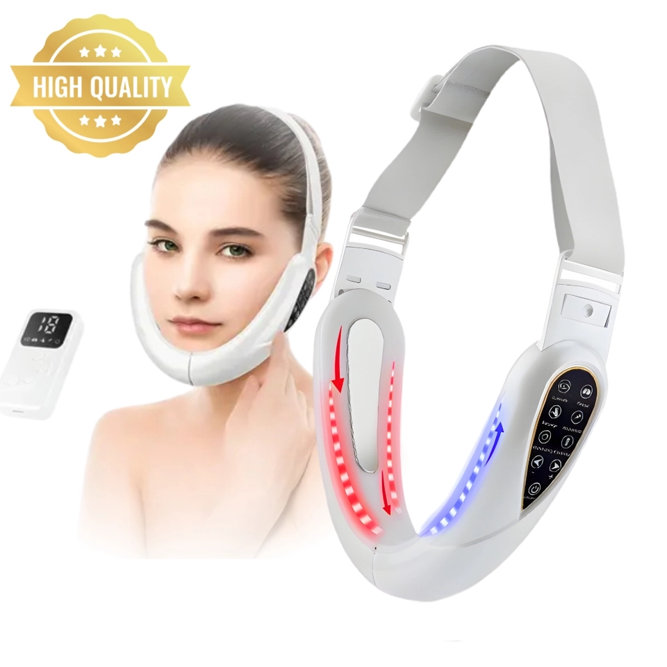 Massageador Facial V-face Ems Redutor De Papada Kapbom Aparelho De Massagem Redsutor De Papadas 127/220v - imagem 4