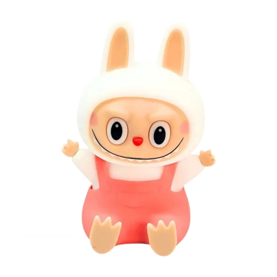 Luminária Abajur De Silicone Infantil Rgb Labubu - 6