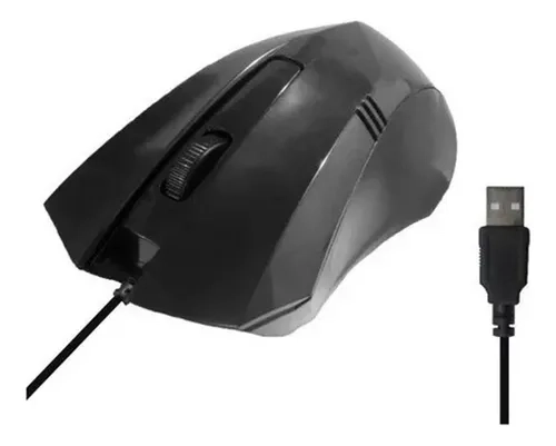 Mouse Com Fio Óptico Usb 1600 Dpi Tecnologia Nova - imagem 3