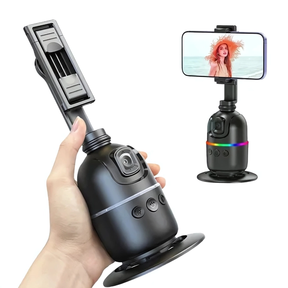 Gimbal Suporte Celular 360 Reconhecimento Facial Lançamento - 5