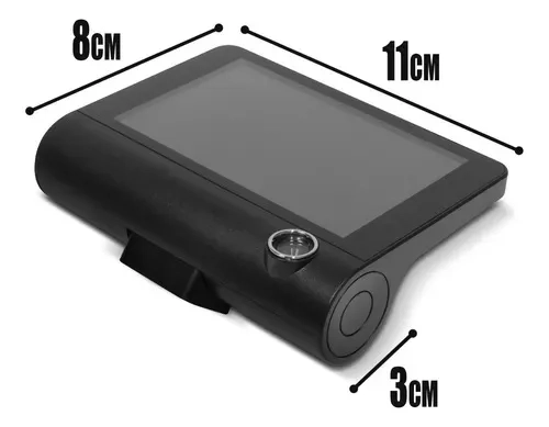 Câmera DVR de carro WDR / Full HD / 1080P / 5MP / 5V / 4 polegadas / 170º / Sensor / Microfone / Gravador de direção - 6