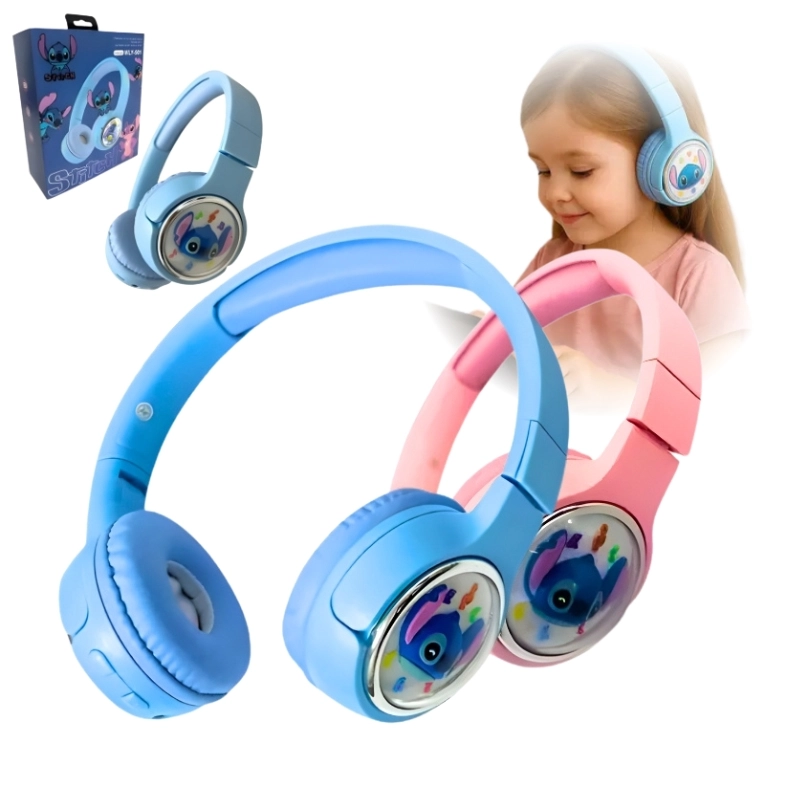 Fone De Ouvido Infantil Stitch - Perfeito Para Crianças - 1