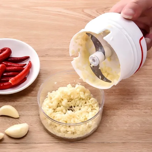 Mini Processador Triturador De Alimentos Alho - 2 Lâminas - 2
