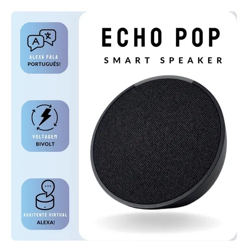 Caixa De Som Alexa Echo Pop Amazon  - 2