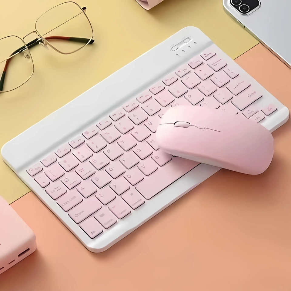 Mini Teclado Sem Fio De 10 Polegadas bluetooth Ultrafino Recarregável Para Computador/Telefone/Tablet/Notebook - imagem 4