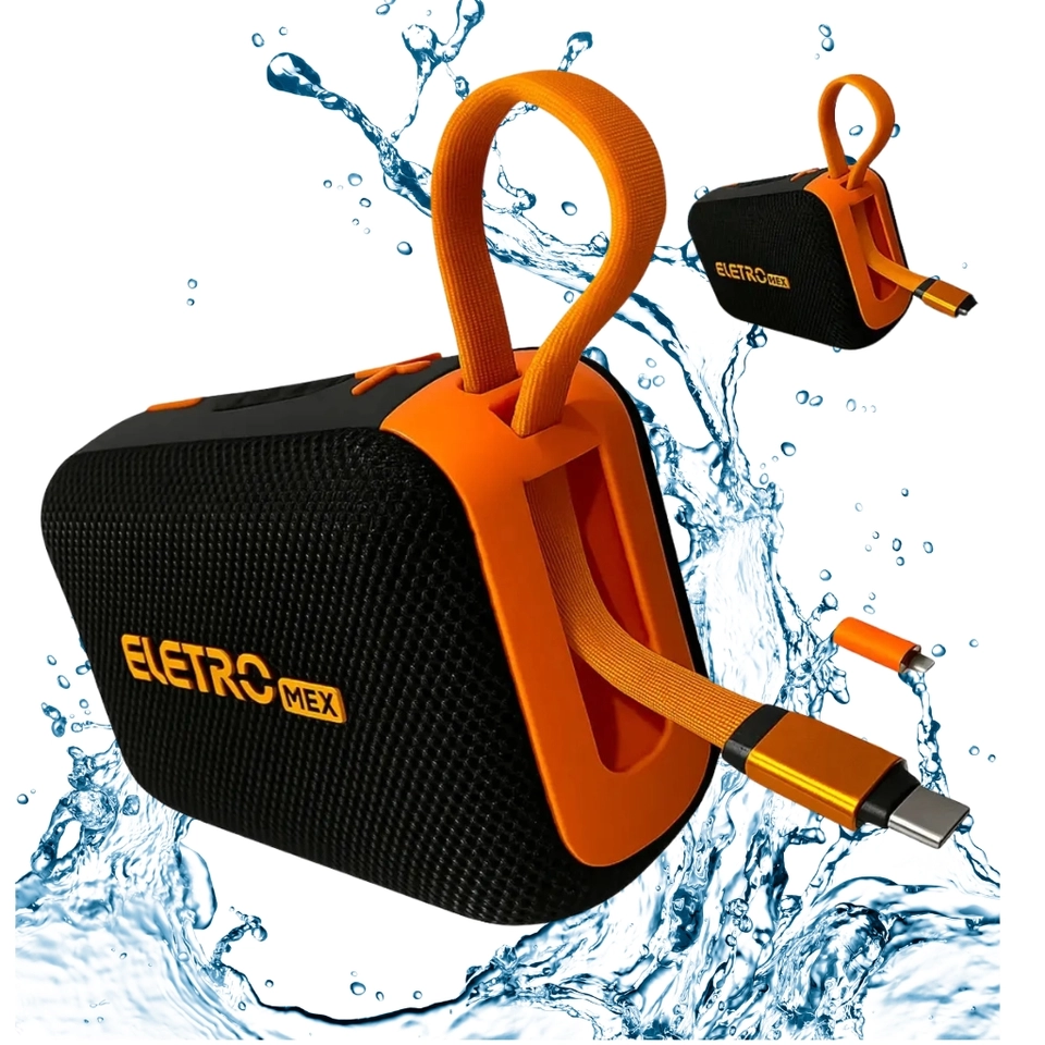Caixa De Som Bluetooth 50w 2 Em 1 + Power Bank 10000mah Turbo - imagem 1