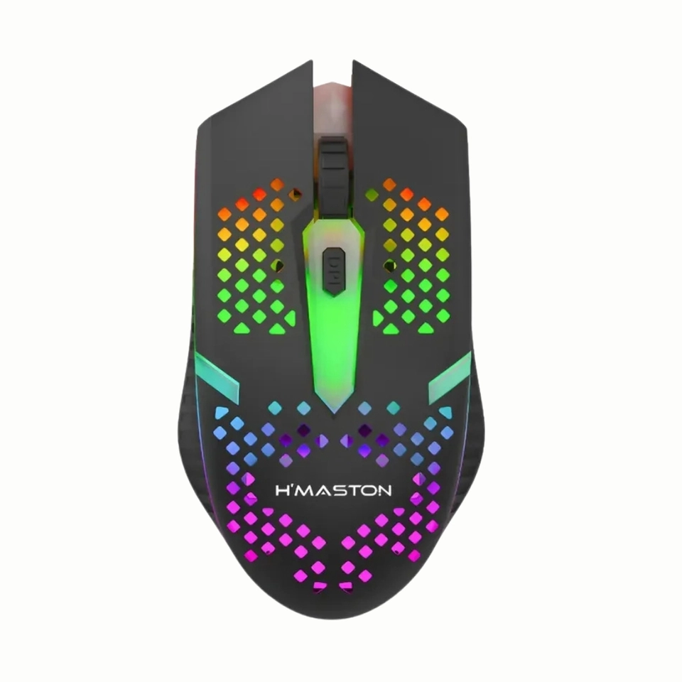 Mouse Gamer Sem Fio Recarregável com LED RGB, Bluetooth e Conexão 2.4 GHz Compatível - imagem 5