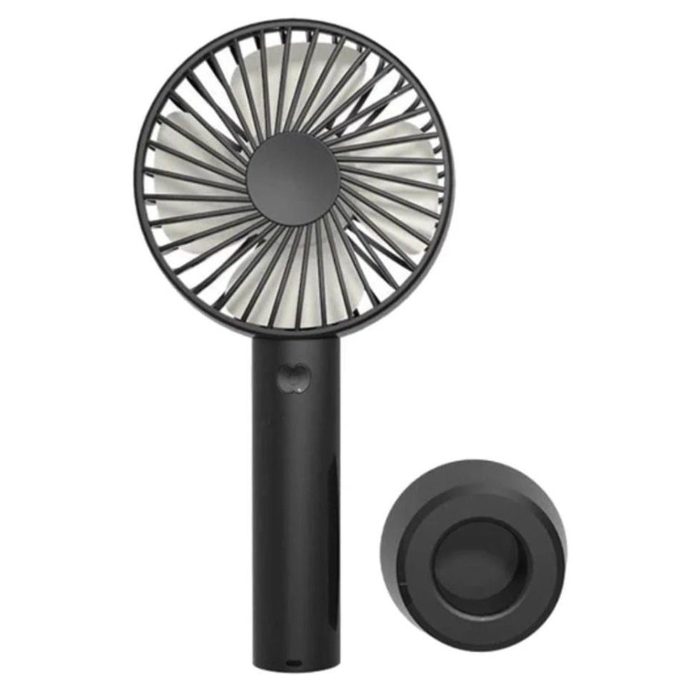 Ventilador Portátil Mini De Mão Mesa Recarregavel Usb Led - imagem 3