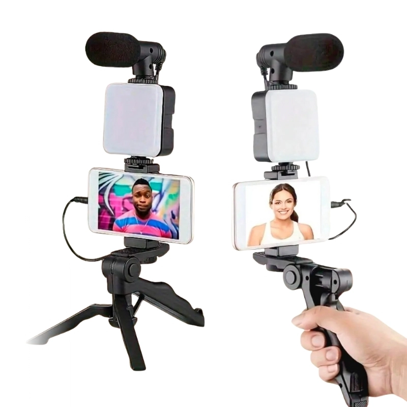 Kit De Gravação Celular 5 Em 1 Youtuber Marketing Digital - 6