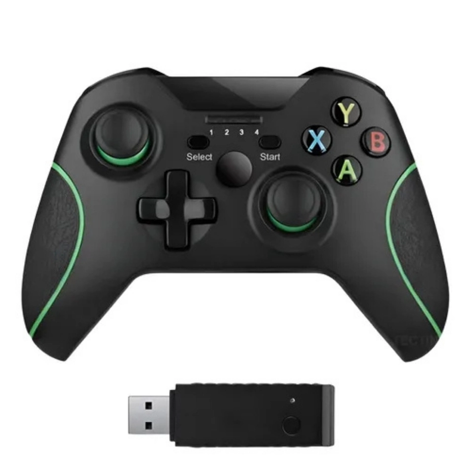 Controle Compativel Xbox One Sem Fio Usb Pc Manete Joystick - 2