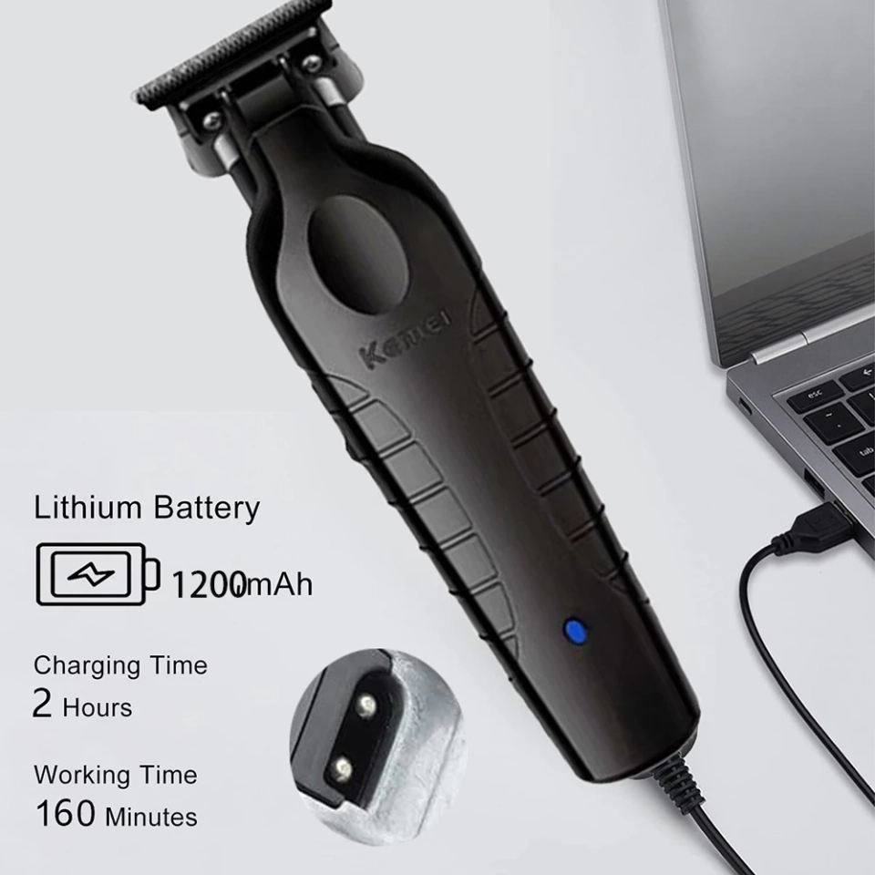 Máquina De acabamento pezinho Profissional Kemei 2299 - 4