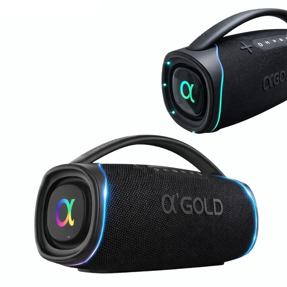 Caixa De Som Bluetooth Potente Tws 300w Grave Agold Ipx6 Preto 127/220v - imagem 4