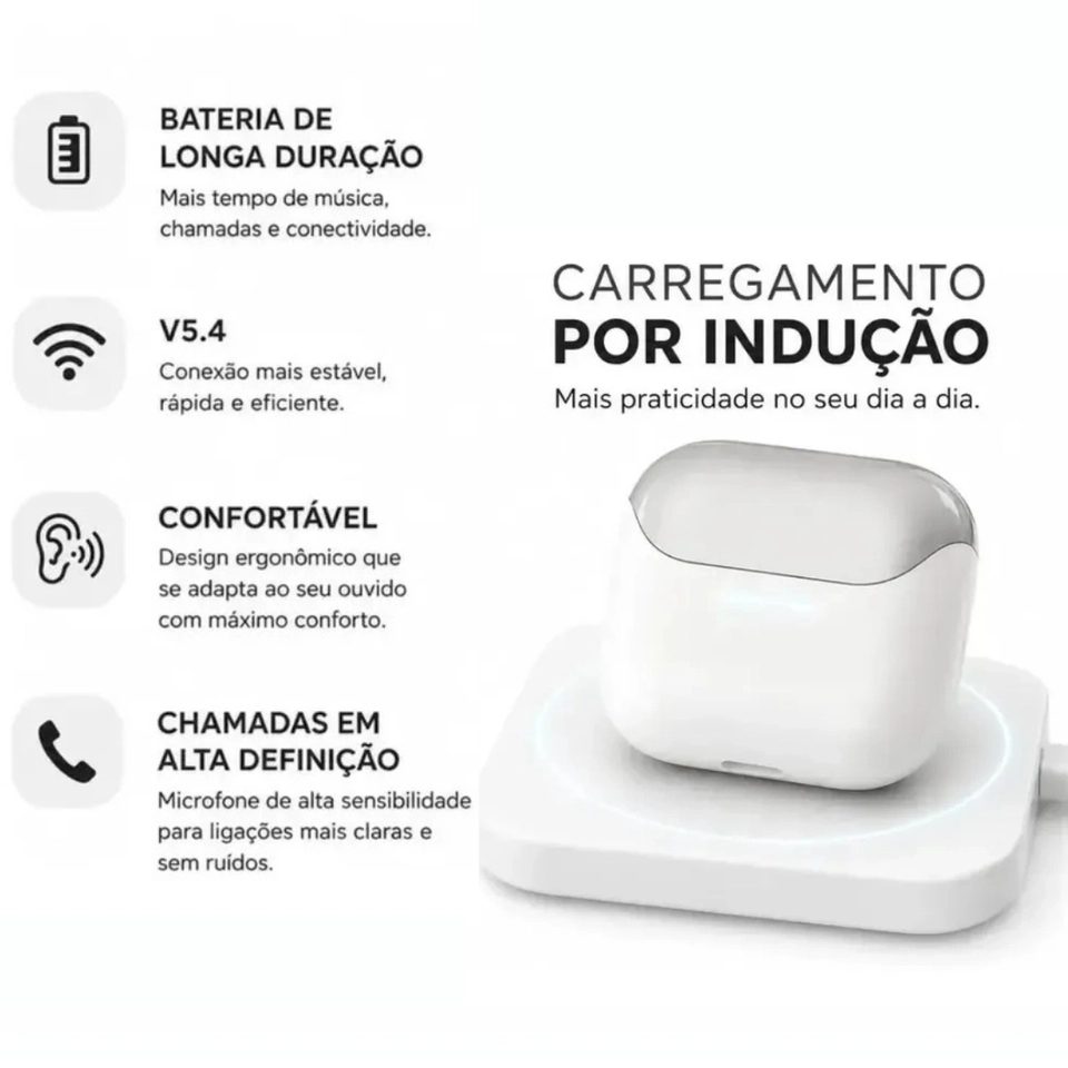 Fone de Ouvido Sem fio Bluetooth novo Kaidi ft-1833 Indução Fone inteligente Modelo 2026  - 7