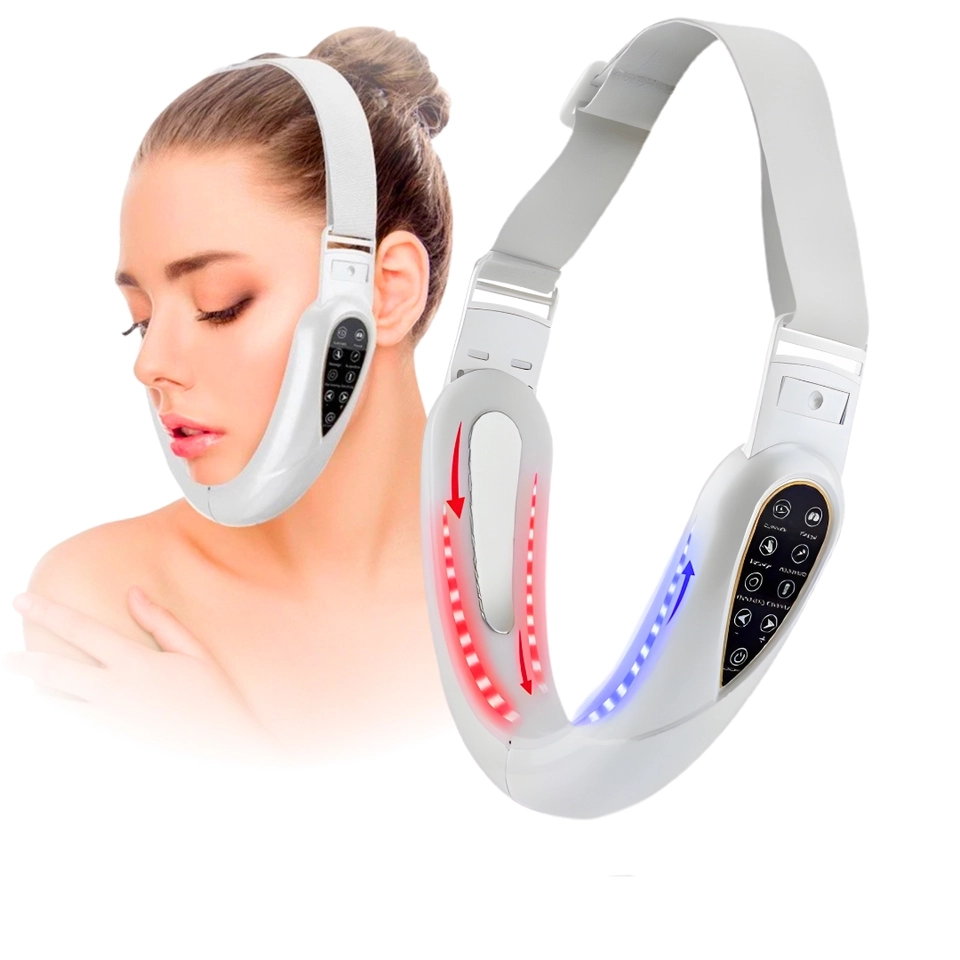 Massageador Facial V-face Ems Redutor De Papada Kapbom Aparelho De Massagem Redsutor De Papadas 127/220v - imagem 5