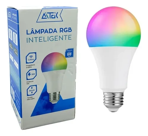 Lampada Colorida Inteligente Wifi Smart Alexa E Google - 4