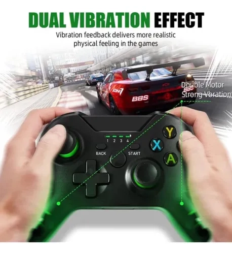 Controle Compativel Xbox One Sem Fio Usb Pc Manete Joystick - 3