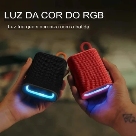 Caixa De Som Go 4 Pro Bluetooth Portátil À Prova D 'Água Com Bateria Esportiva - 5