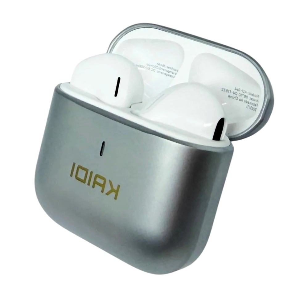 Fone de Ouvido Sem fio Bluetooth  novo Kaidi KD-764 Metal - 3