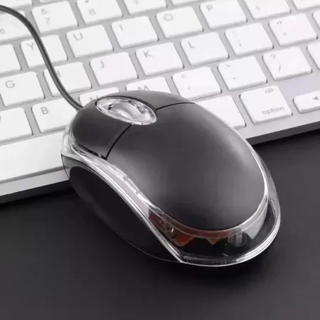 H'maston MS01 Mouse Com Fio Confortável Silencioso Modos 1000 Dpi 3 Botões com Led - imagem 2