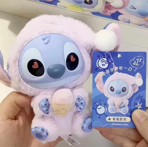 Boneco Stitch Labubu Disney Surpresa Chaveiro Warmie  - 4