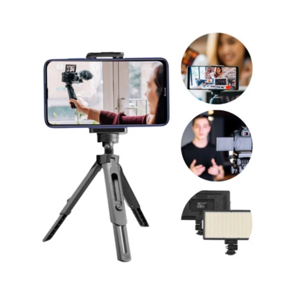 Tripé Tripod Suporte Celular 360º – Base Estável  - 3