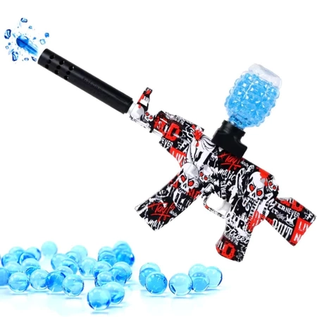 Arma Elétrica Lança Bolinhas De Gel Com Bolinhas blaster Arminha de Gel - 6