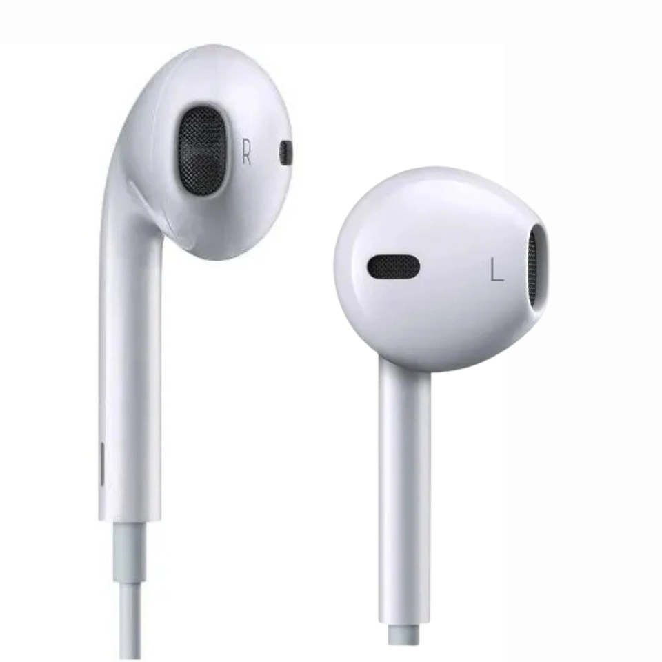 Fone Ouvido Com Fio E Microfone Branco Compatível Com iPhone - 4