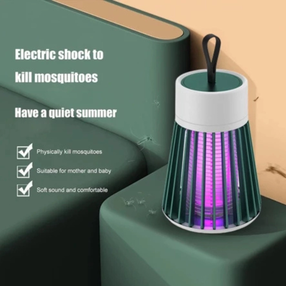 Lâmpada Elétrica Mata-Mosquitos Com Luz UV Usb Armadilha Para Insetos - 6