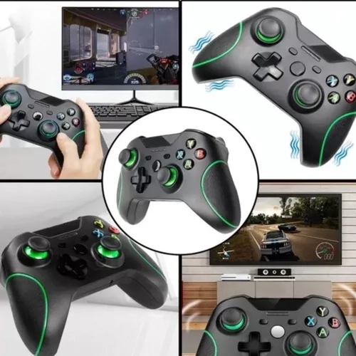 Controle Compativel Xbox One Sem Fio Usb Pc Manete Joystick - 6