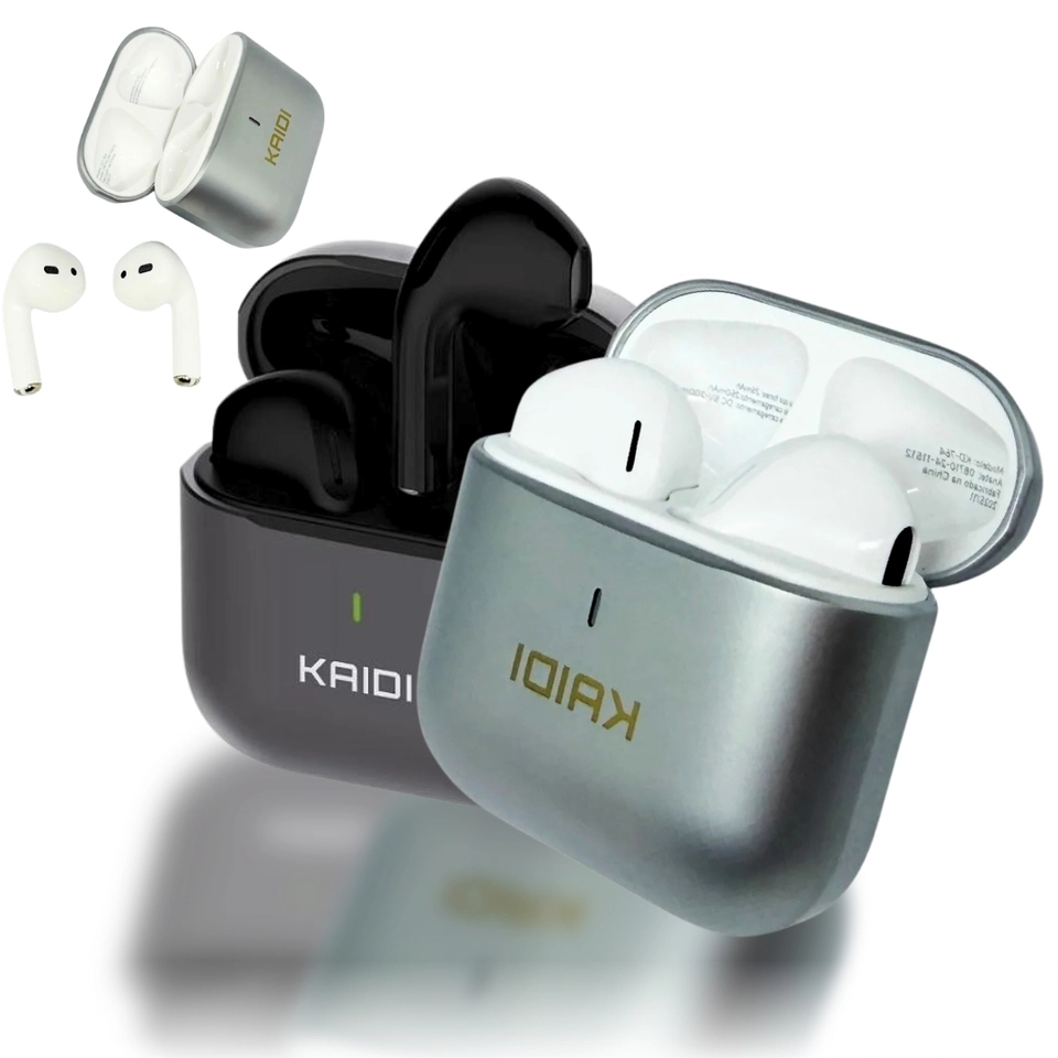 Fone de Ouvido Sem fio Bluetooth  novo Kaidi KD-764 Metal - 1