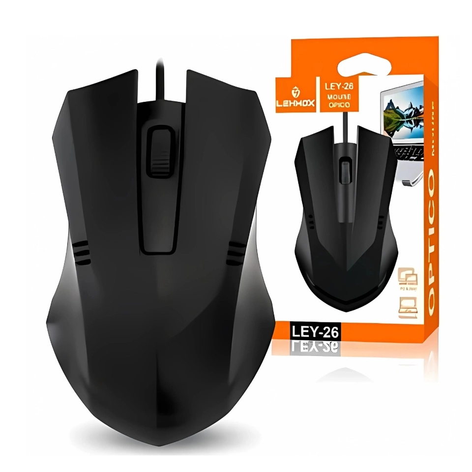 Mouse Com Fio Óptico Usb 1600 Dpi Tecnologia Nova - imagem 1