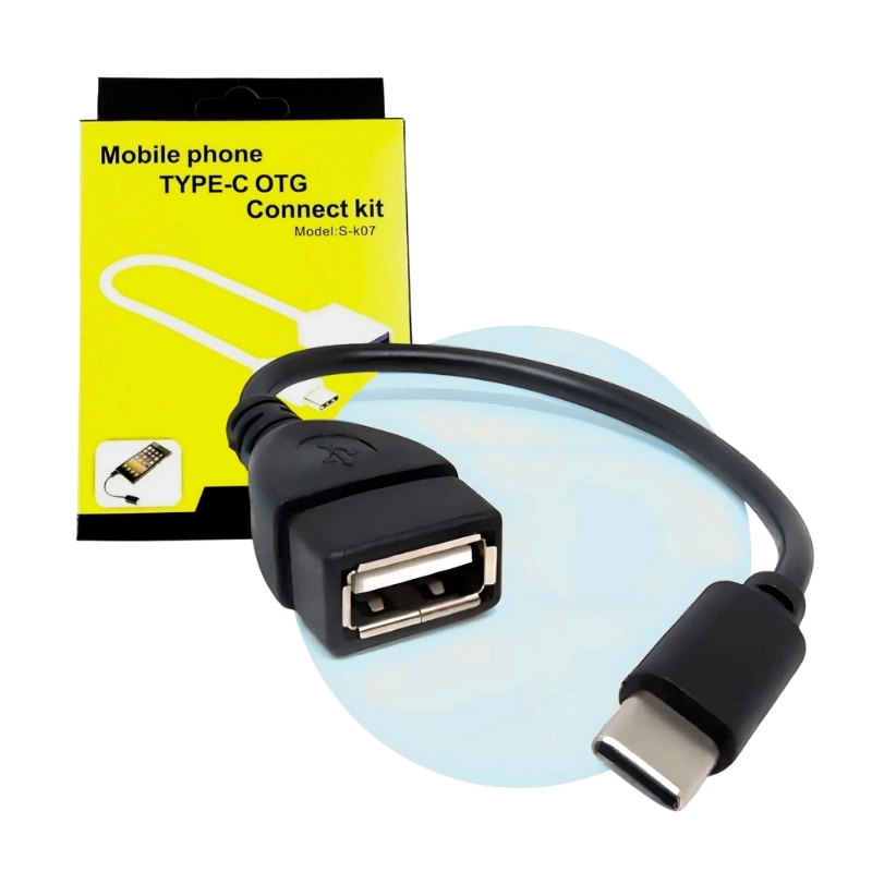 Adaptador Conversor Usb Para Tipo-c Macho Fêmea Otg Usb-c Conector Pen Drive Carregador Celular Notebook Cor Preto - imagem 1