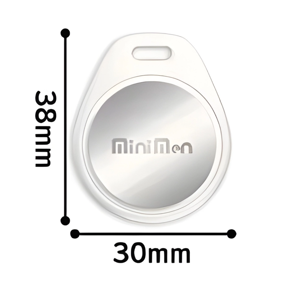 Rastreador Mini Tag Objetos Pets Mochilas Compatível Iphone Branco - 3