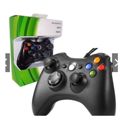 Controle Xbox 360 Com Fio Para Video Game e PC/ Fat E Pc Joystick Jogo gamepad - 2